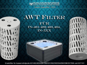 AWT Filter für IN-4xx IN-5xx - 13523 - 401 - 402 - 403 - 404 - 590 - 591 - 592 - 593 - 594 - 595 - 596 - 597 - 598 und 097 - 101 - Ori.Nr: 13523