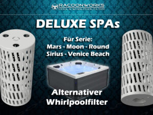 Deluxe Spa Filter Alternative - Mars - Moon - Round - Sirius - Venice Beach - Pleatco PWW50L - Darlly 40508 42522 - Filter4Spas SC757 - Unicel 4CH-949 - Magnum O250